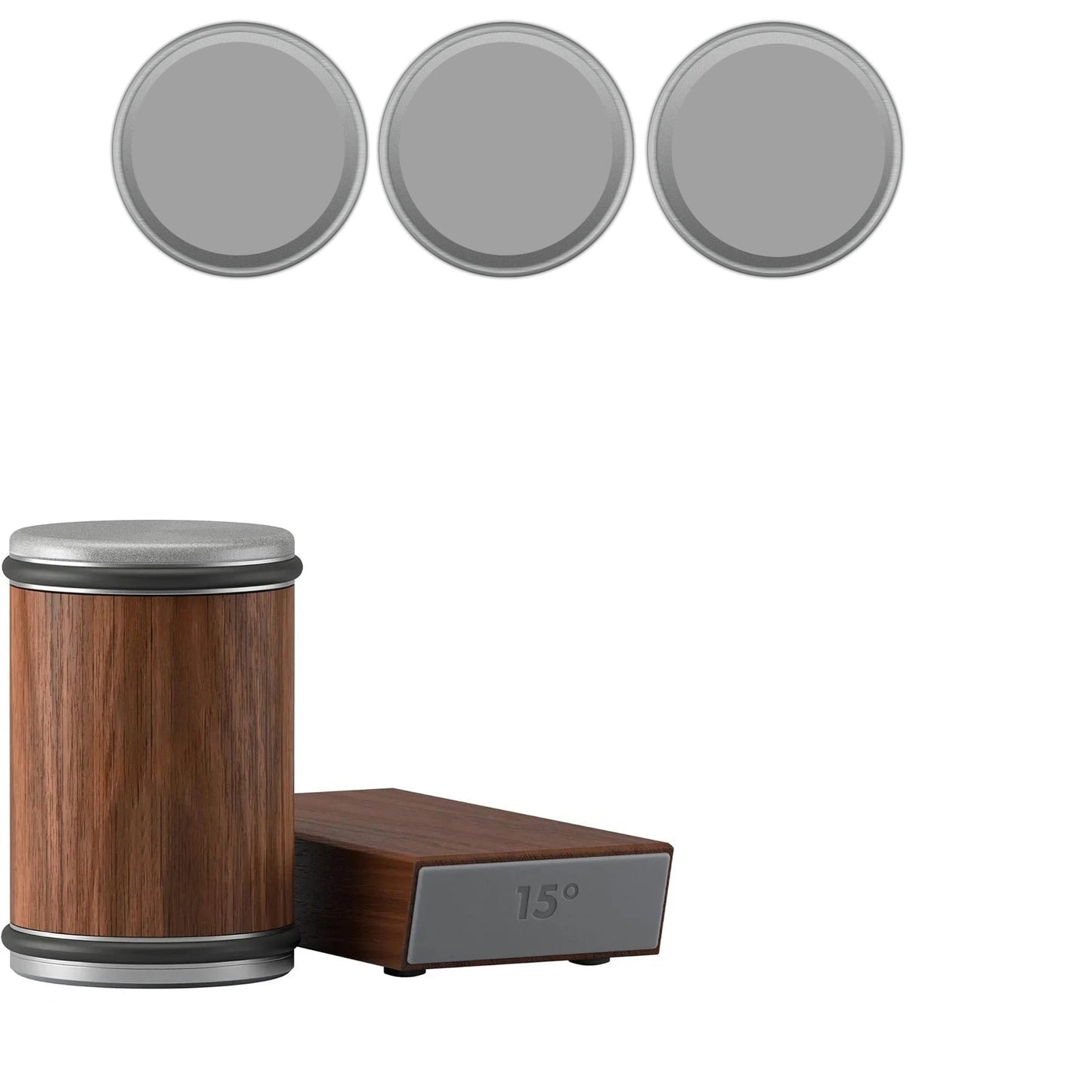 2-in-1 Magnetic Knife Holder and Dual-Angle Rolling Sharpener