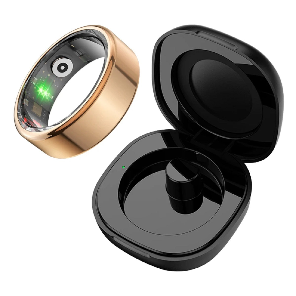 Health Tracker Ring with Charging Case