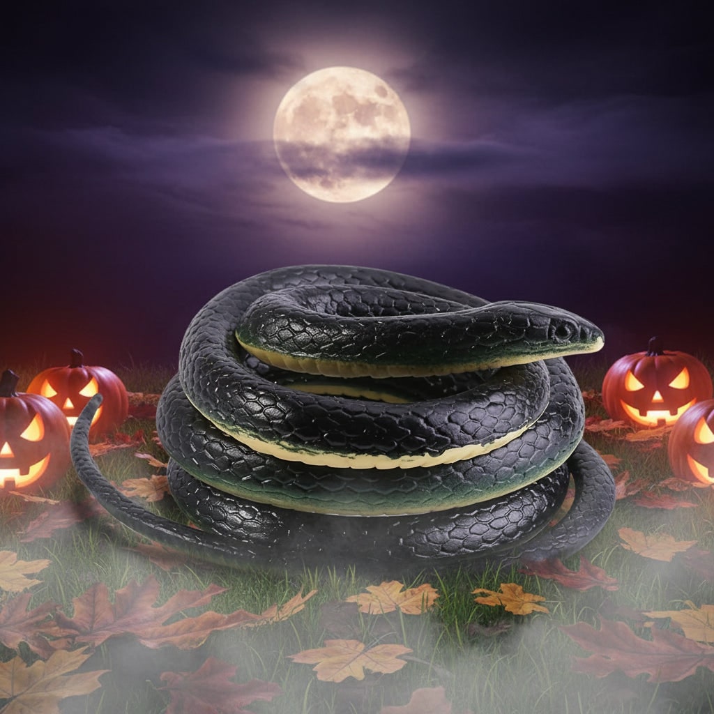 Creepy Coiled Serpent Prank Toy – Perfect for Spooky Fun