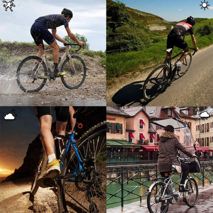 Bicycle and Racing Bike Tail Light with 6 Modes and Rechargeable Battery