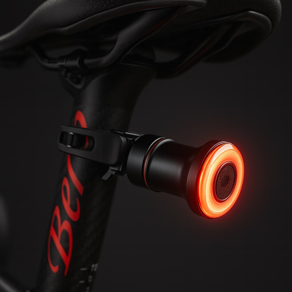 Bicycle and Racing Bike Tail Light with 6 Modes and Rechargeable Battery