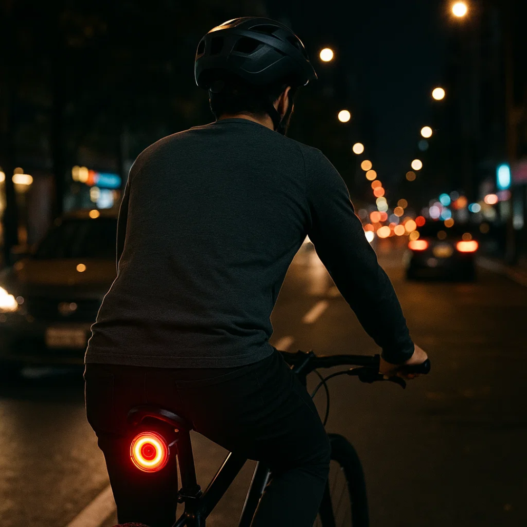 Bicycle and Racing Bike Tail Light with 6 Modes and Rechargeable Battery