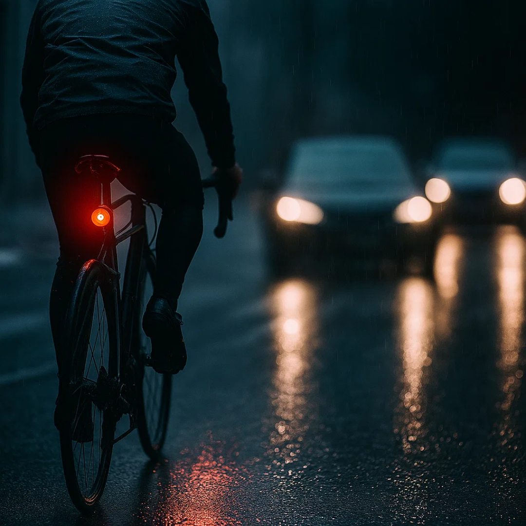 Bicycle and Racing Bike Tail Light with 6 Modes and Rechargeable Battery