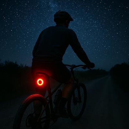 Bicycle and Racing Bike Tail Light with 6 Modes and Rechargeable Battery