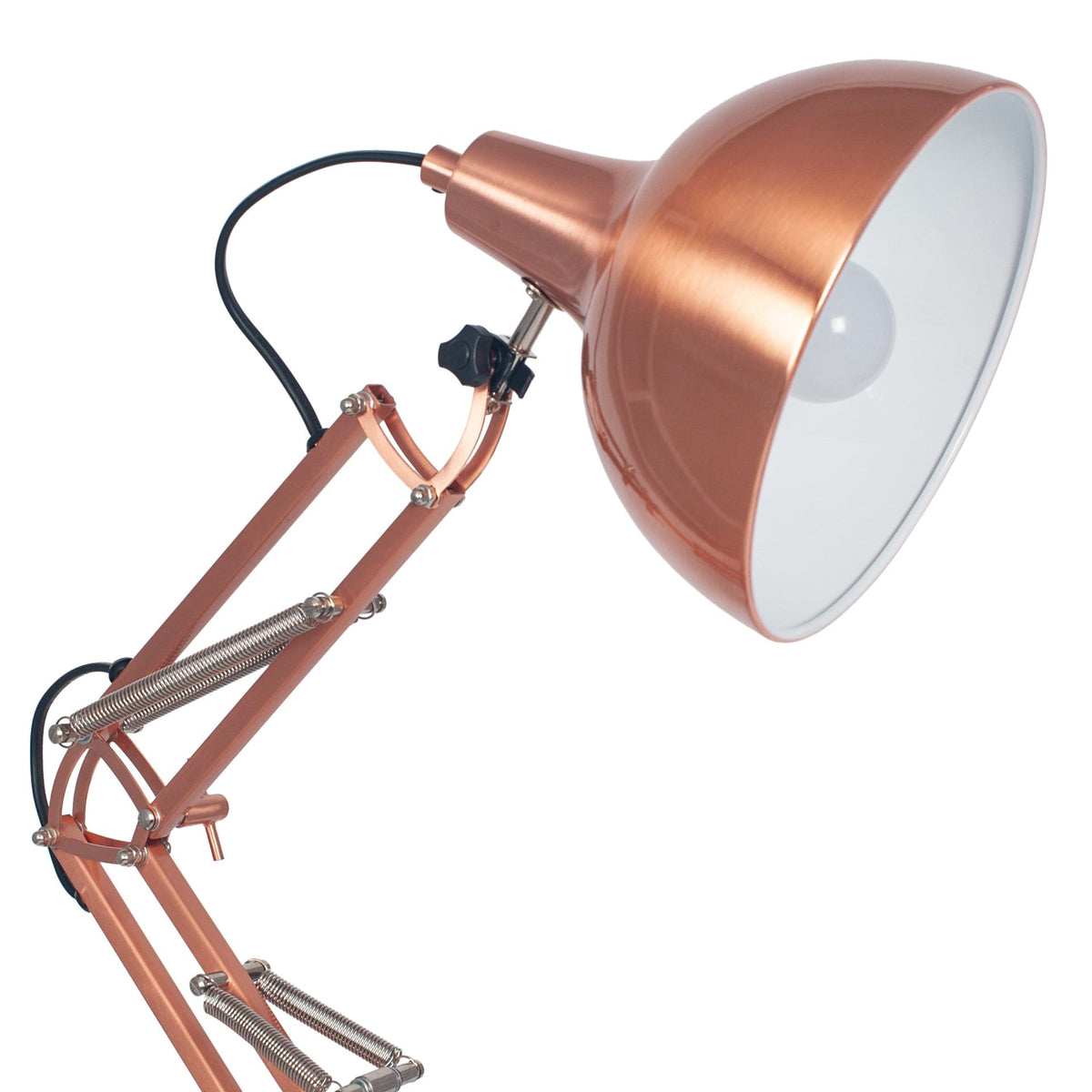 Sienna Adjustable Copper Finish Desk Lamp
