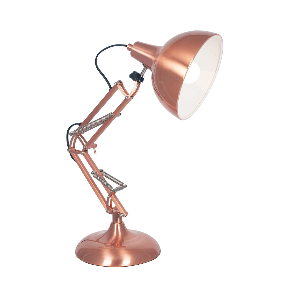 Sienna Adjustable Copper Finish Desk Lamp