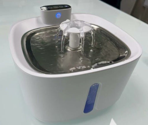 3.2L Stainless Steel Pet Water Fountain with Filter for Cats and Dogs