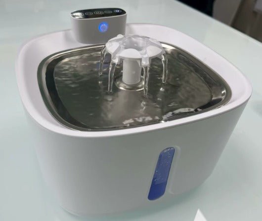 3.2L Stainless Steel Pet Water Fountain with Filter for Cats and Dogs