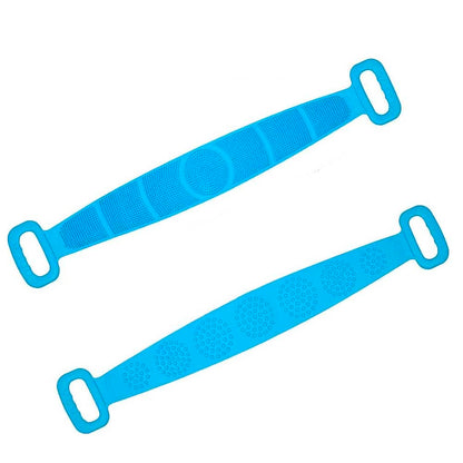 Double-Sided Silicone Bath Brush and Back Scrubber