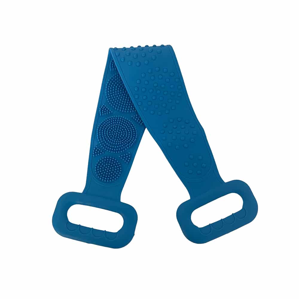 Double-Sided Silicone Bath Brush and Back Scrubber