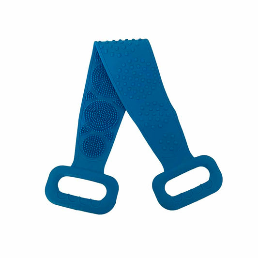 Double-Sided Silicone Bath Brush and Back Scrubber