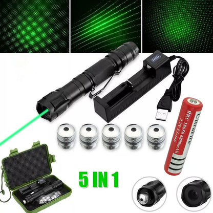 Rechargeable Green Laser Pointer for Clear Long-Distance Projection