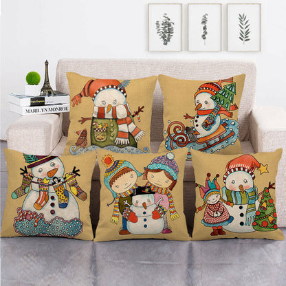 Festive 18-Inch Holiday Throw Pillow Cover for Cozy Decor