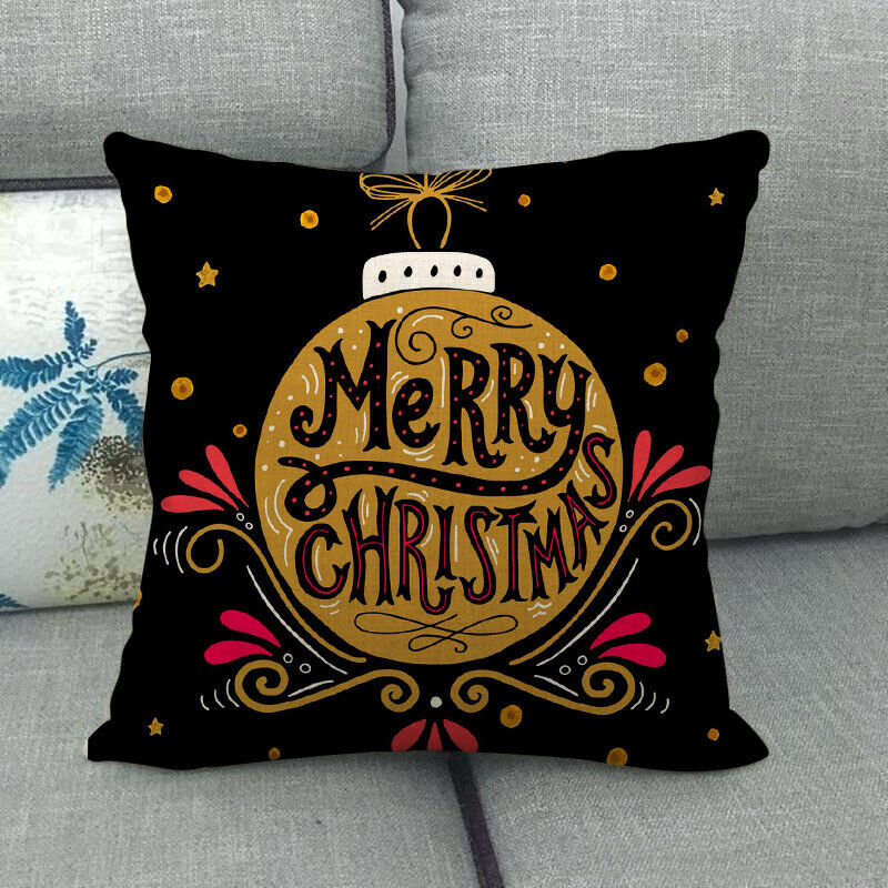 Festive 18-Inch Holiday Throw Pillow Cover for Cozy Decor