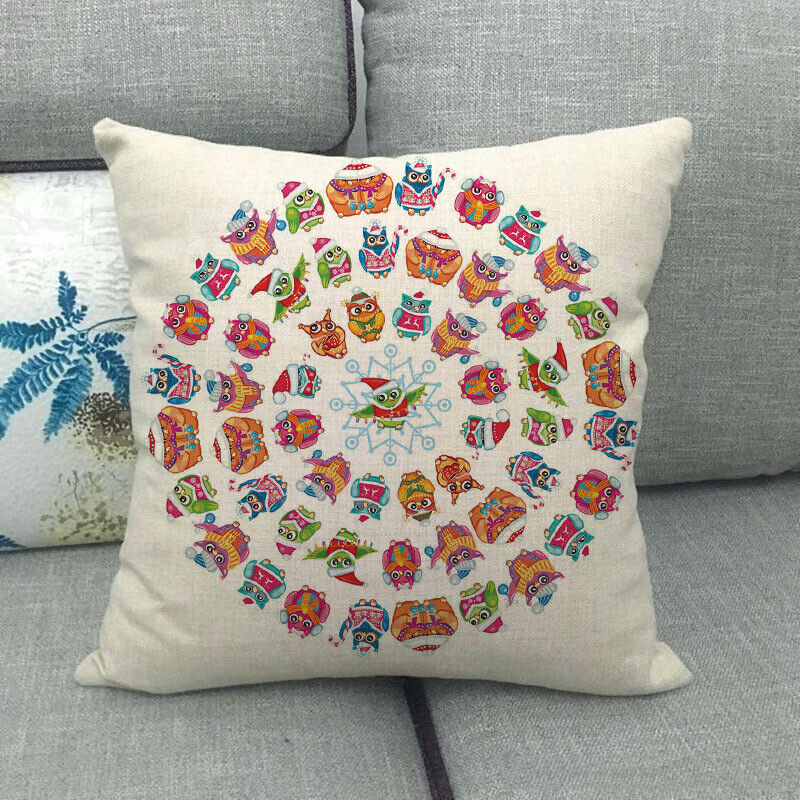 Festive 18-Inch Holiday Throw Pillow Cover for Cozy Decor
