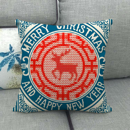 Festive 18-Inch Holiday Throw Pillow Cover for Cozy Decor