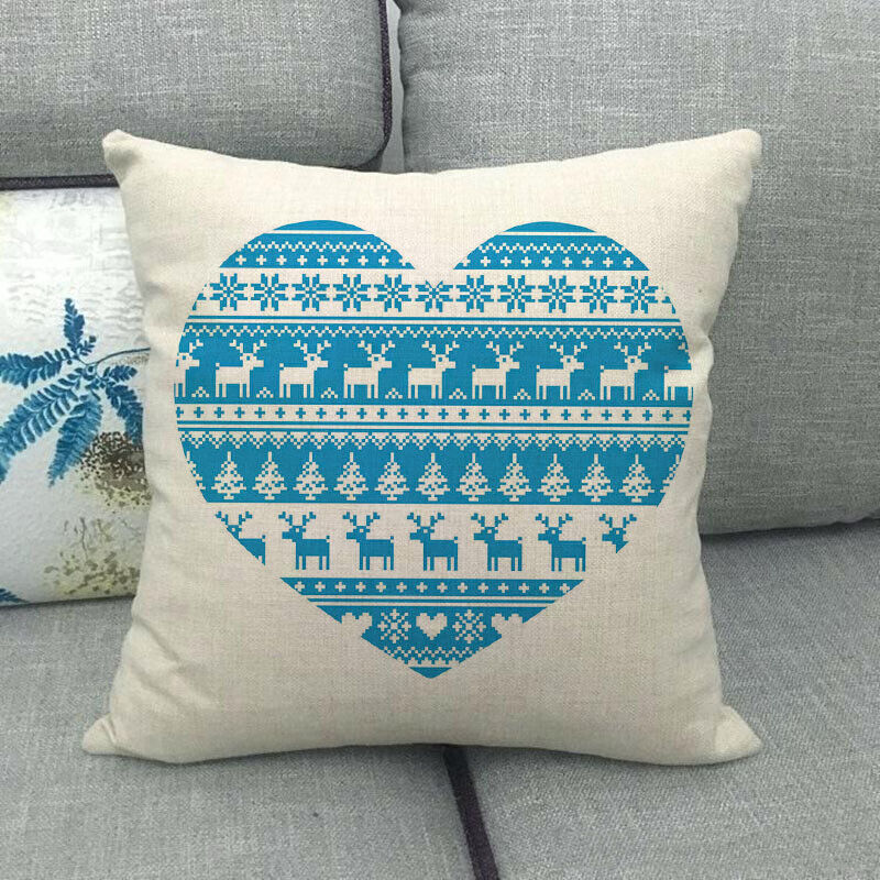 Festive 18-Inch Holiday Throw Pillow Cover for Cozy Decor