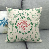 19 - Merry Christmas Green Ornaments
