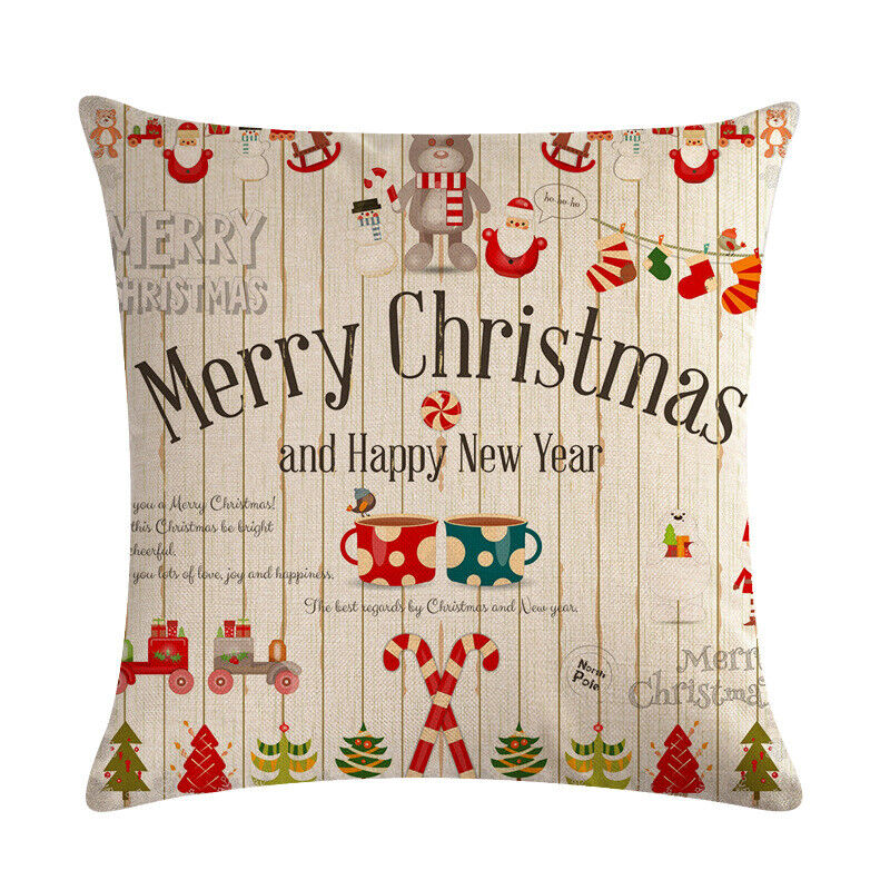 Festive 18-Inch Holiday Throw Pillow Cover for Cozy Decor