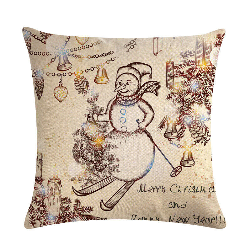 Festive 18-Inch Holiday Throw Pillow Cover for Cozy Decor