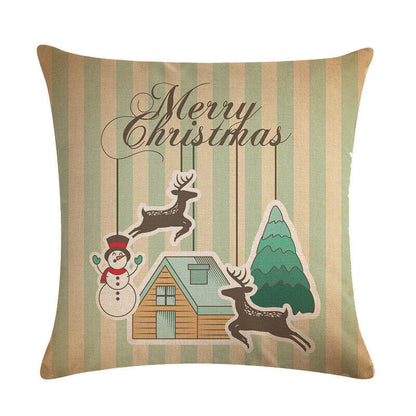 Festive 18-Inch Holiday Throw Pillow Cover for Cozy Decor