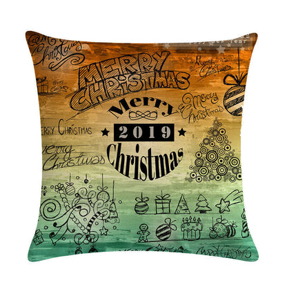 Festive 18-Inch Holiday Throw Pillow Cover for Cozy Decor