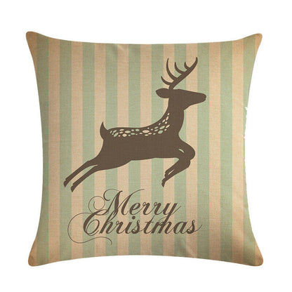 Festive 18-Inch Holiday Throw Pillow Cover for Cozy Decor