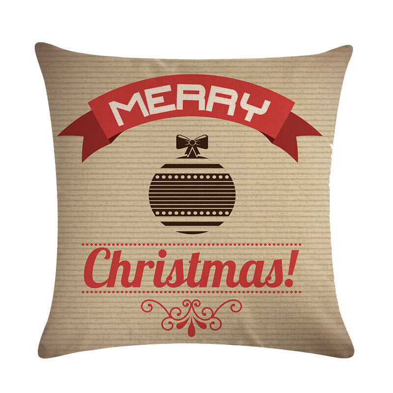 Festive 18-Inch Holiday Throw Pillow Cover for Cozy Decor