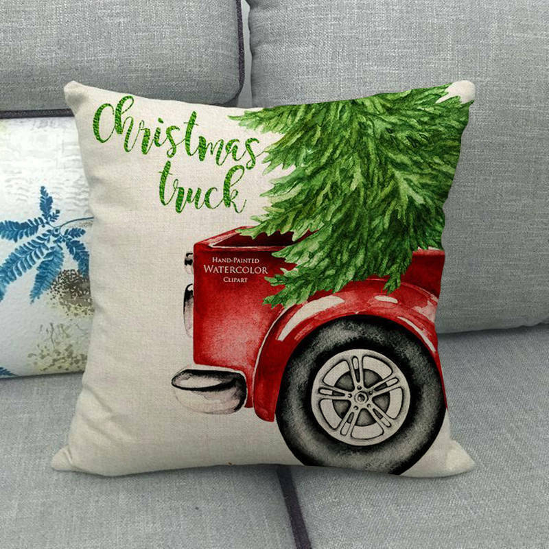 Festive 18-Inch Holiday Throw Pillow Cover for Cozy Decor
