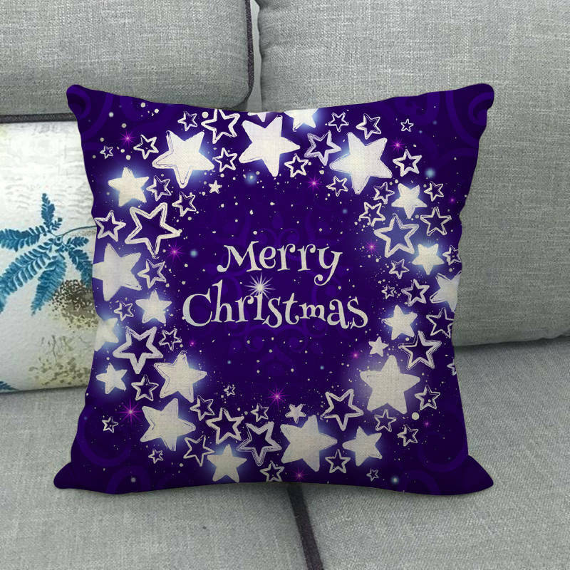 Festive 18-Inch Holiday Throw Pillow Cover for Cozy Decor