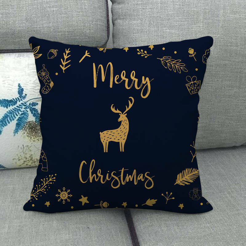 Festive 18-Inch Holiday Throw Pillow Cover for Cozy Decor