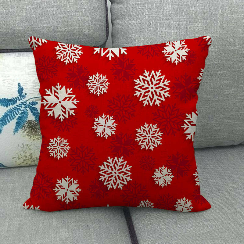 Festive 18-Inch Holiday Throw Pillow Cover for Cozy Decor