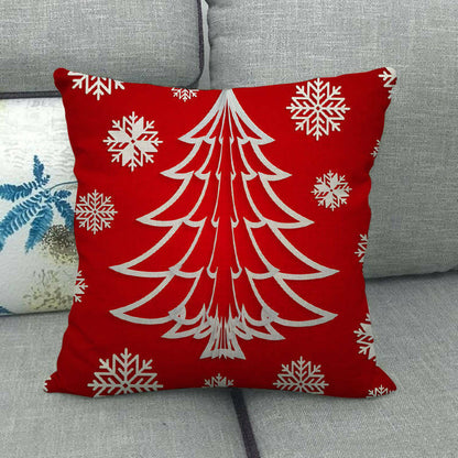 Festive 18-Inch Holiday Throw Pillow Cover for Cozy Decor