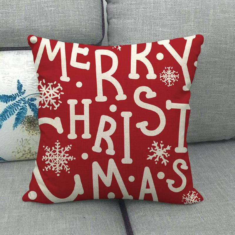 Festive 18-Inch Holiday Throw Pillow Cover for Cozy Decor