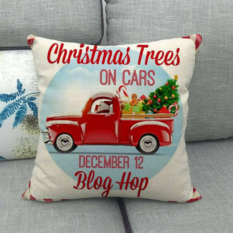 Festive 18-Inch Holiday Throw Pillow Cover for Cozy Decor
