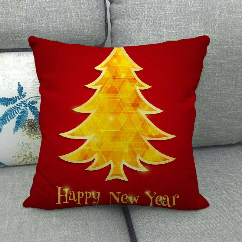 Festive 18-Inch Holiday Throw Pillow Cover for Cozy Decor