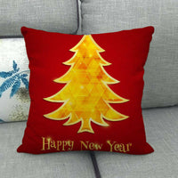 59 - Happy New Year Gold Christmas Tree