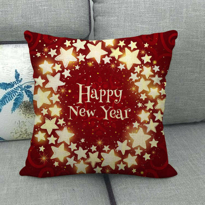 Festive 18-Inch Holiday Throw Pillow Cover for Cozy Decor