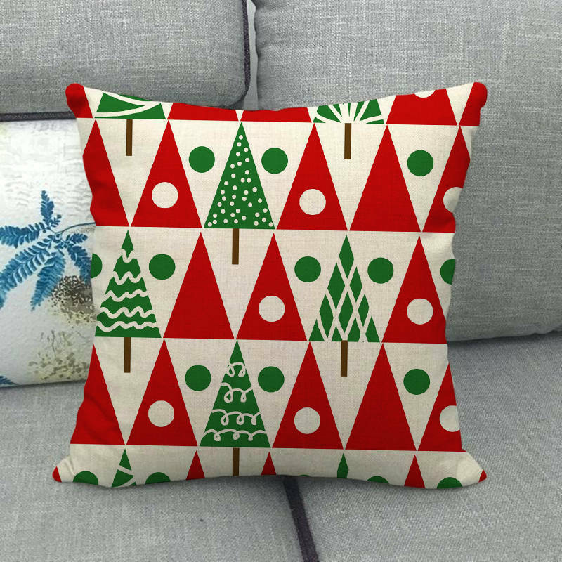 Festive 18-Inch Holiday Throw Pillow Cover for Cozy Decor