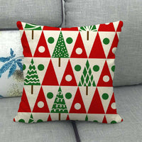 64 - Triangle Christmas Tree Red/Green/White
