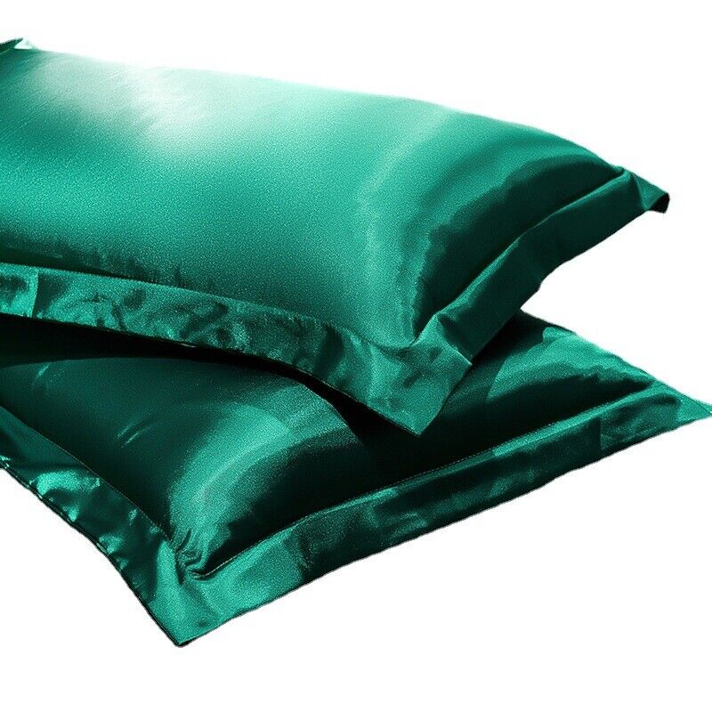 2-Pack Luxe Silk Satin Pillow Covers for Ultimate Comfort