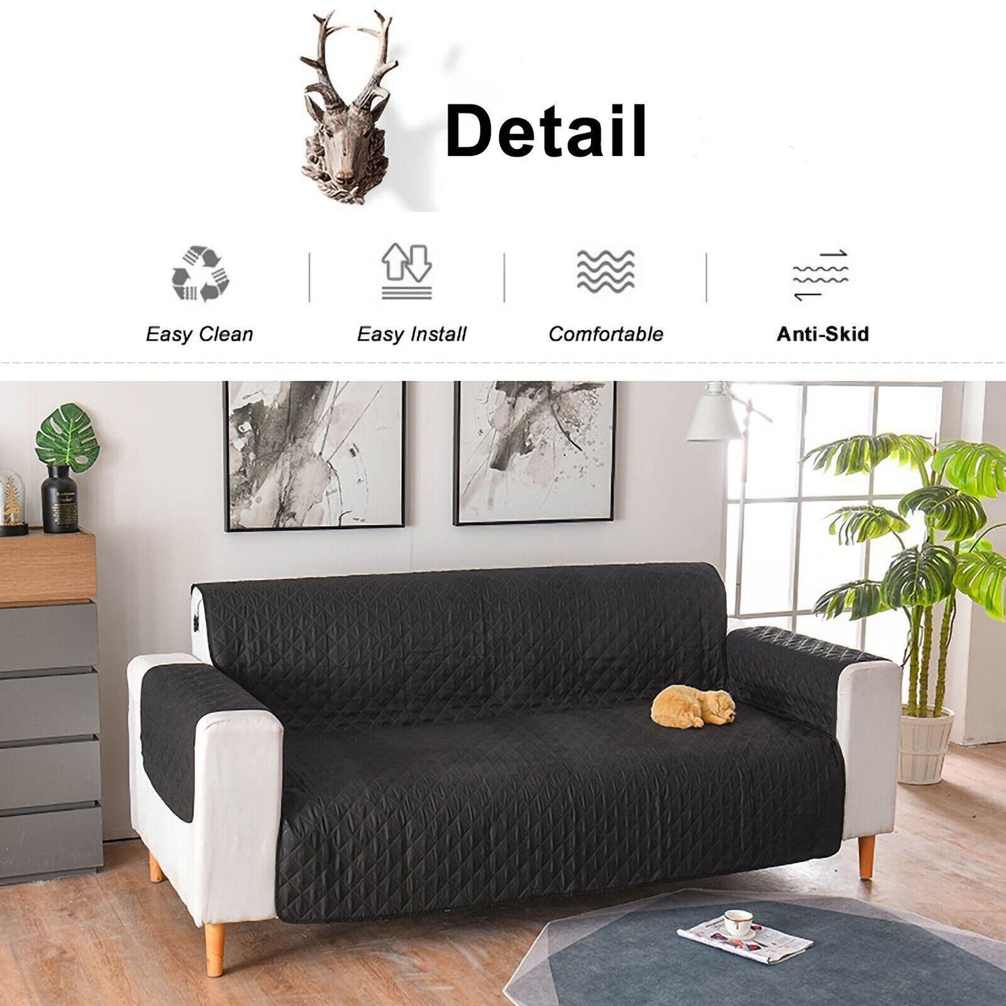 Ultimate Pet-Friendly Sofa Cover for 1, 2, or 3 Seat Sofas