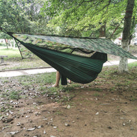Dark green with green tarp