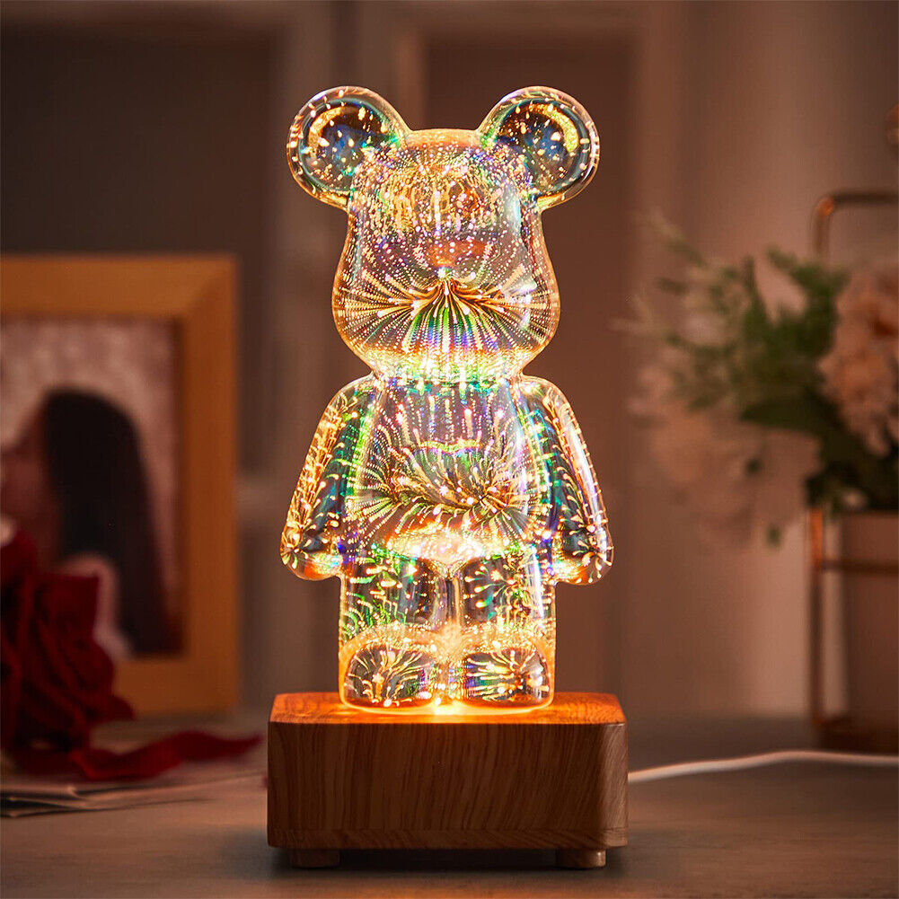 3D Colorful GlowBear - Stunning 3D Firework Effect