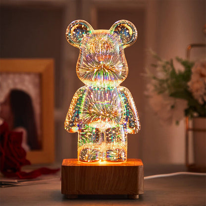 3D Colorful GlowBear - Stunning 3D Firework Effect