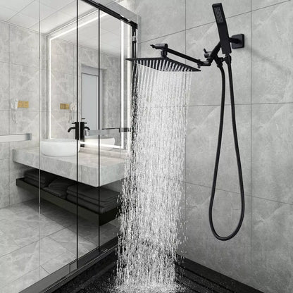Cascading Rain Shower Head with 3-Way Diverter Switch – Luxury Design