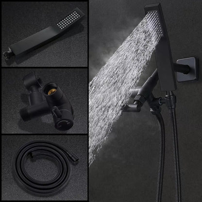 Cascading Rain Shower Head with 3-Way Diverter Switch – Luxury Design
