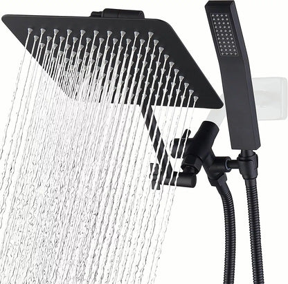 Cascading Rain Shower Head with 3-Way Diverter Switch – Luxury Design