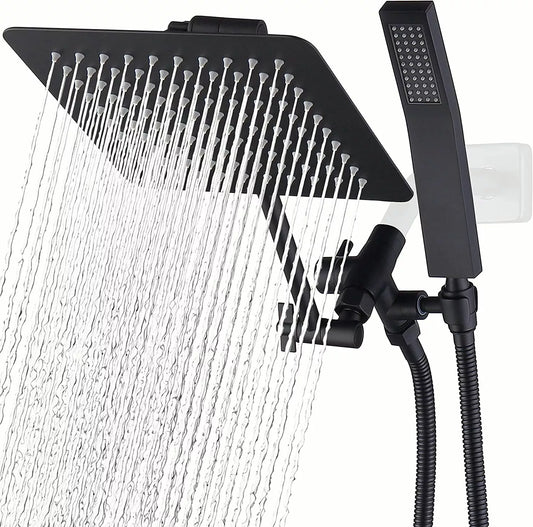 Cascading Rain Shower Head with 3-Way Diverter Switch – Luxury Design
