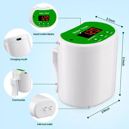 Smart Indoor Plant Irrigation System with Timer and Pump
